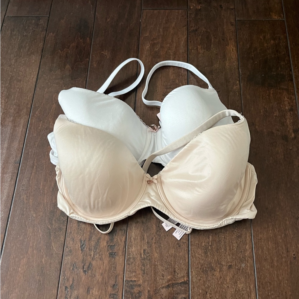 VICTORIA SECRET lightly lined full coverage bra bundle of 2